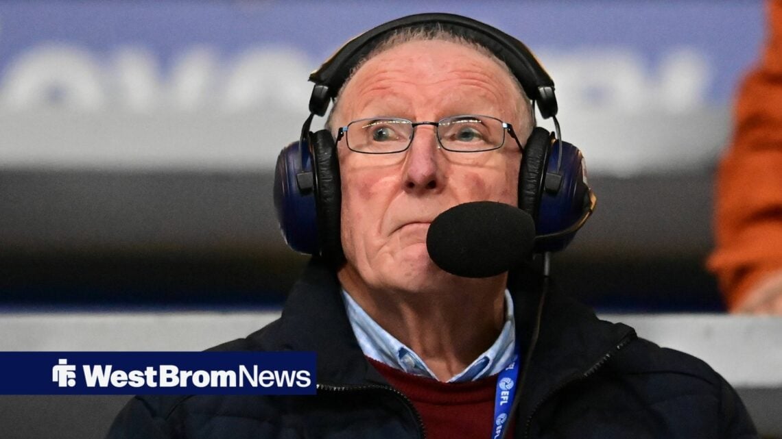 Tony Brown on commentary watching West Brom