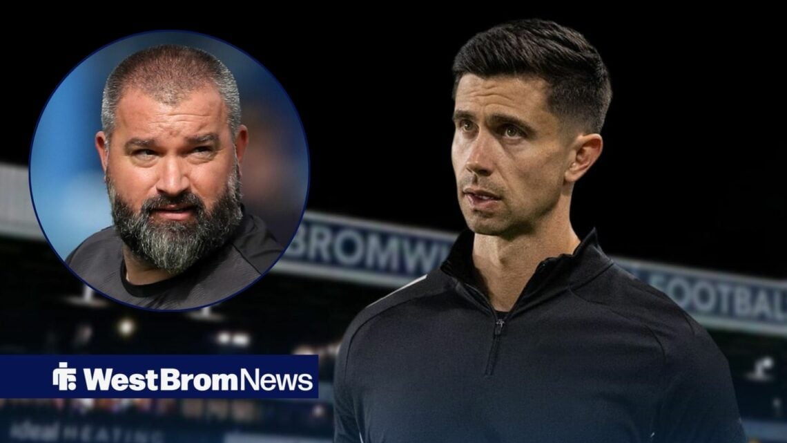 Eric Ramsay looking in the direction of Boaz Myhill.