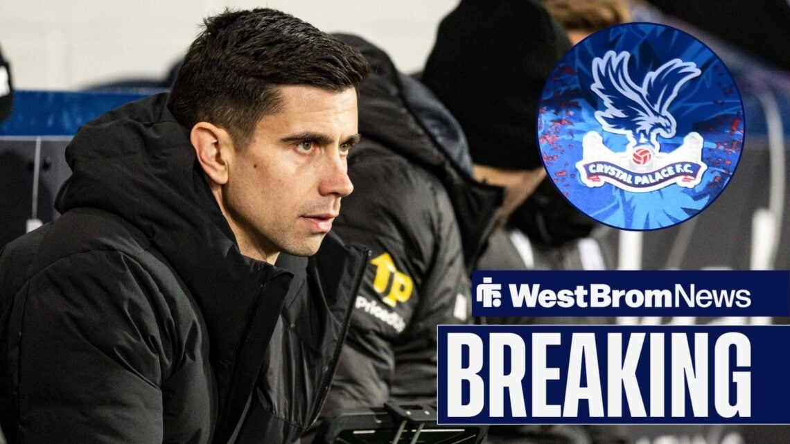 Eric Ramsay with Crystal Palace badge in circular inset.