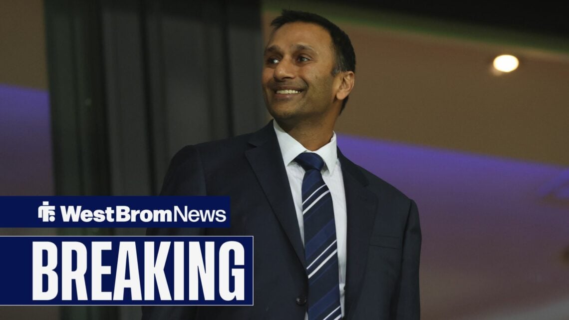 Shilen Patel smiling at The Hawthorns.