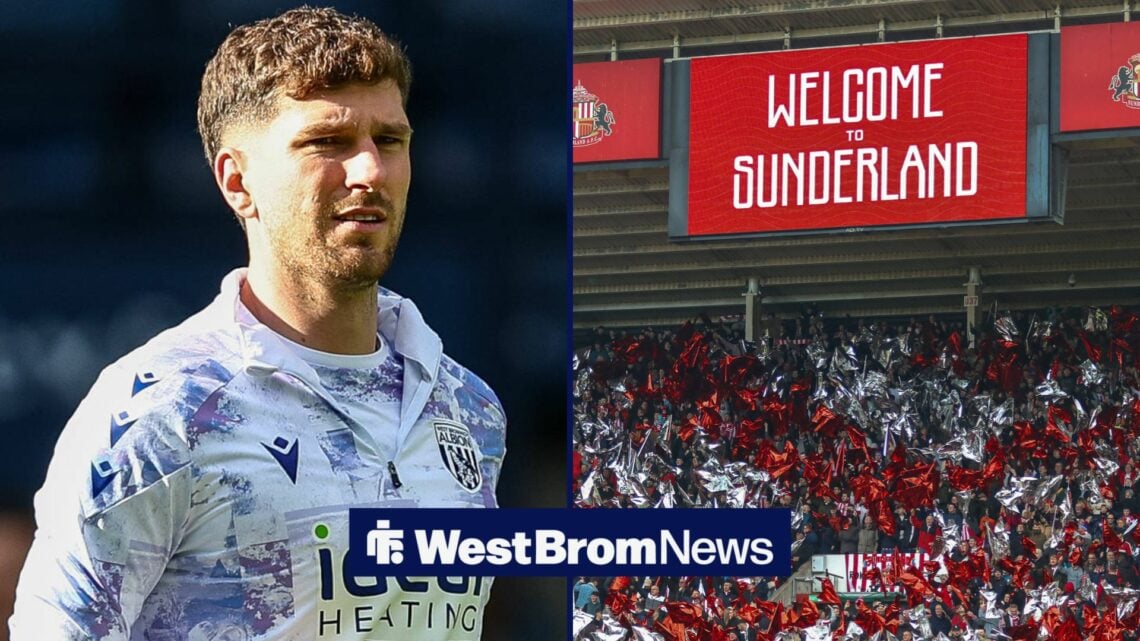 Chris Mepham with Sunderland's Stadium of Light