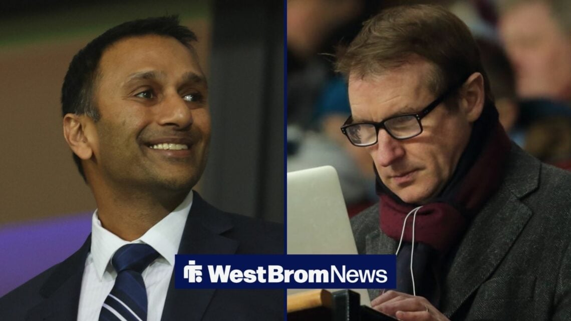 Shilen Patel looking in the direction of Henry Winter.