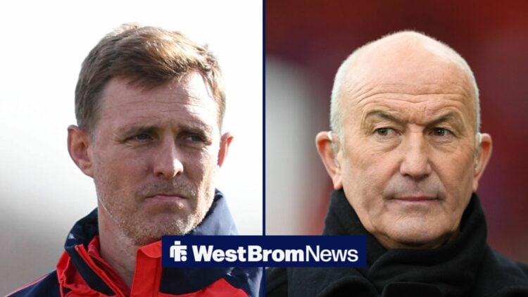 Ex-West Brom figures Darren Fletcher and Tony Pulis.