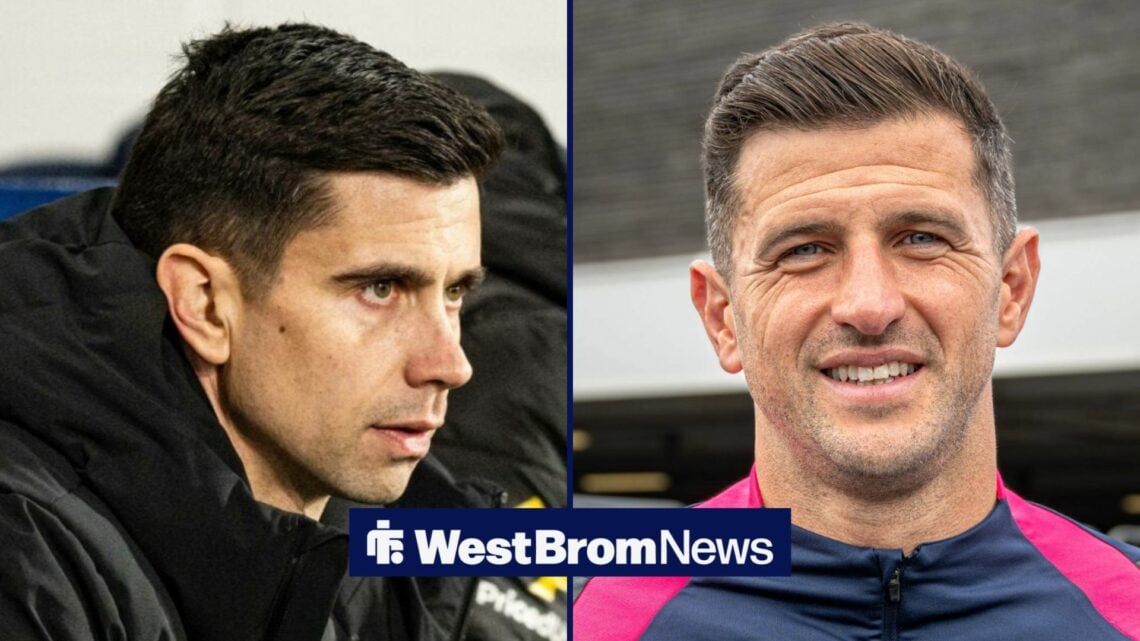 West Brom Eric Ramsay and John Mousinho.
