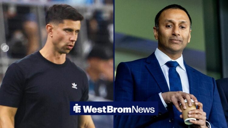 Eric Ramsay next to Shilen Patel