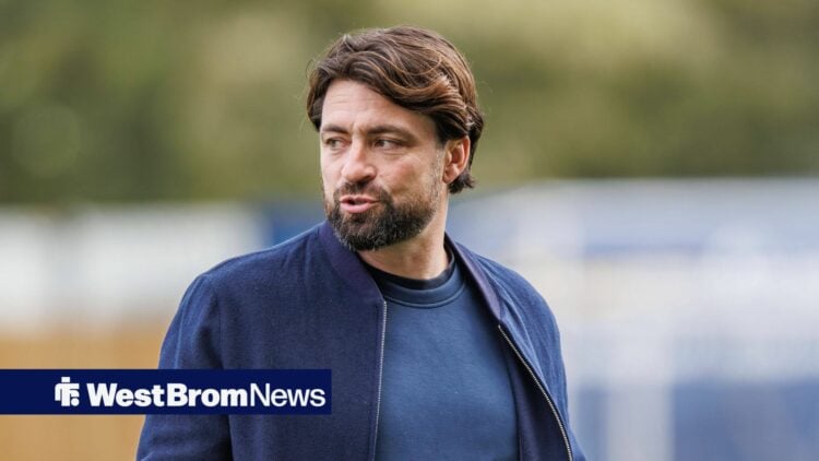 West Brom candidate Russell Martin looking relaxed.