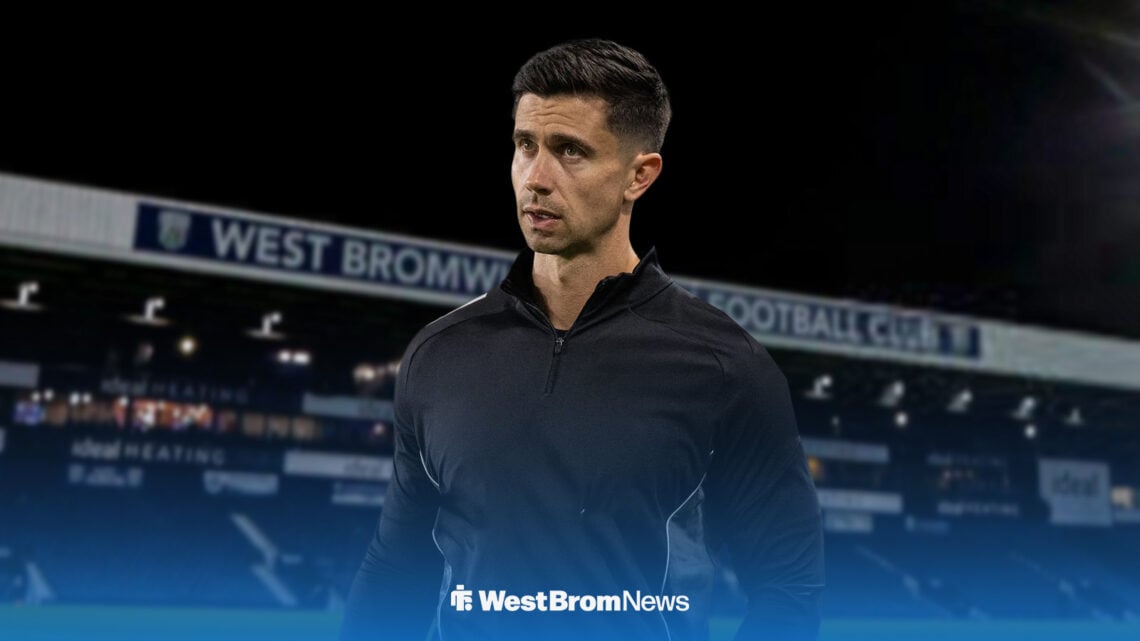 Eric Ramsay with The Hawthorns in the background