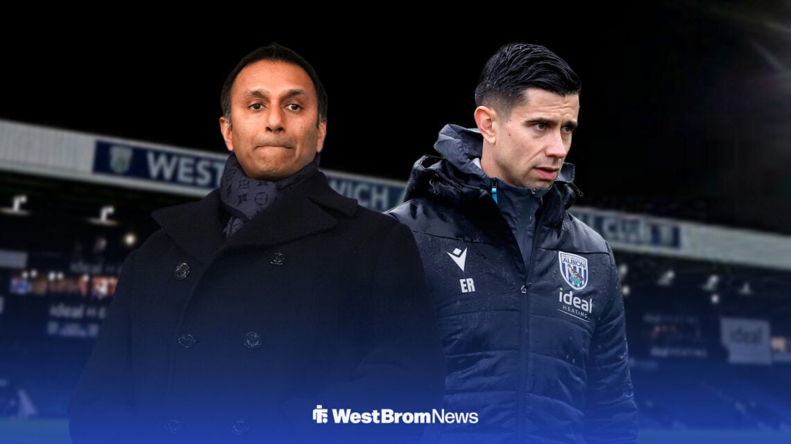 Shilen Patel and Eric Ramsay alongside each other ahead of The Hawthorns