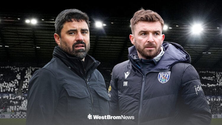Vitor Matos and James Morrison stood alongside each other at the Swansea.com Stadium.
