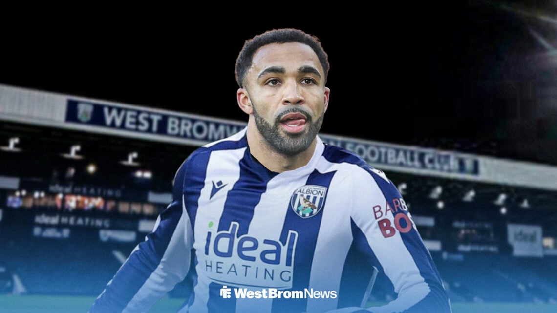 Callum Wilson in West Brom shirt