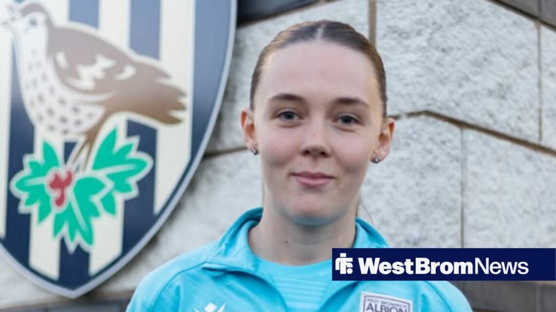 West Brom winger Millie Pullen smiles