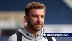 James Morrison smiling at West Brom.