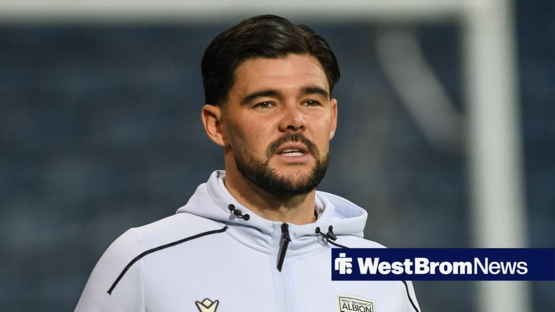Alex Mowatt looks on for West Bromwich Albion