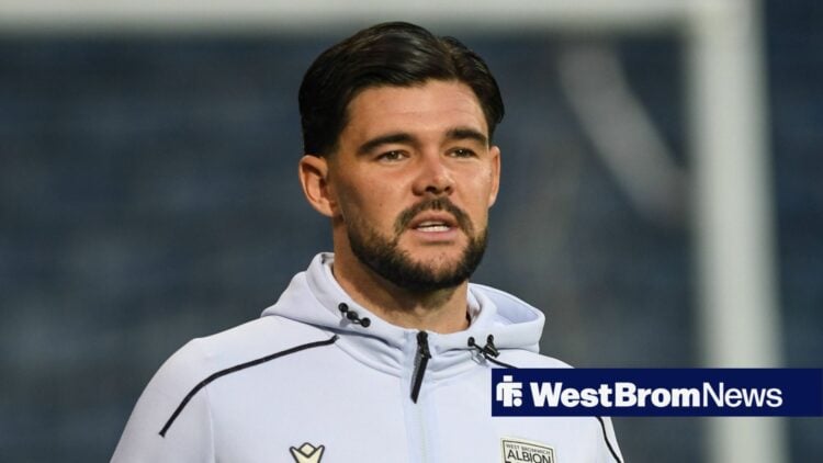 Alex Mowatt looks on for West Bromwich Albion