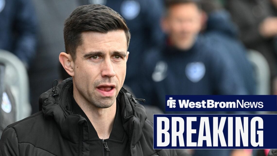 Eric Ramsay pictured ahead of a West Brom game