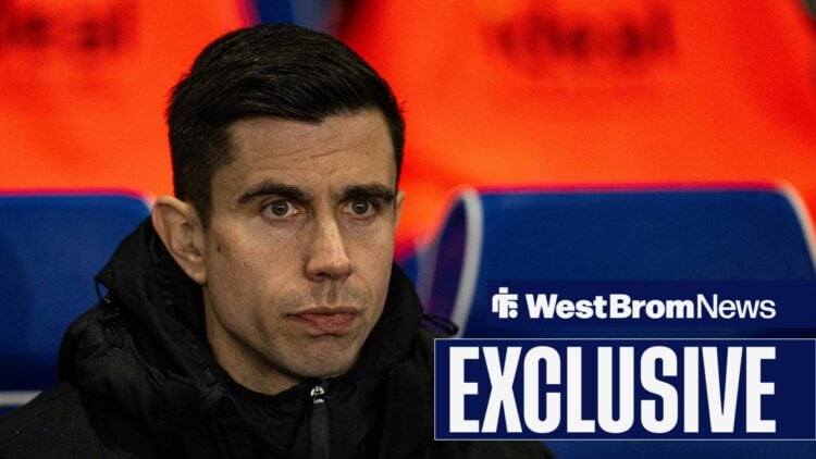 Eric Ramsay watches on from the dugout