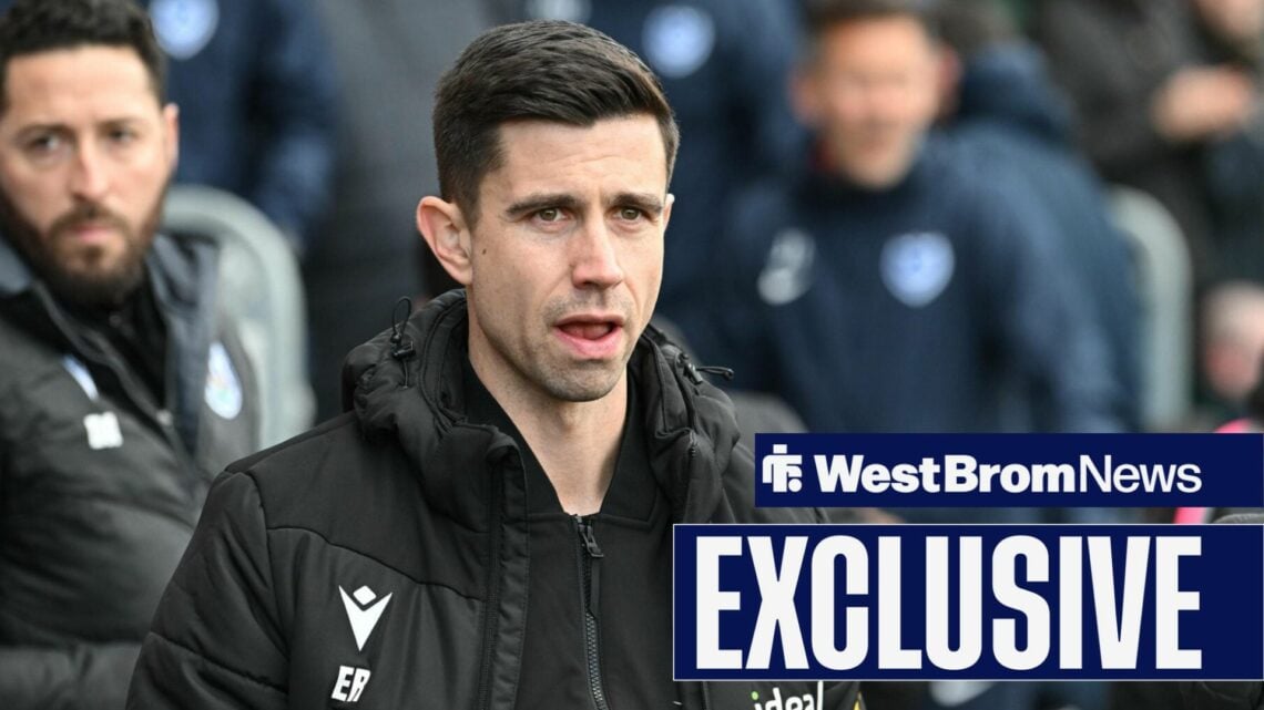 Eric Ramsay looking confused on the touchline.