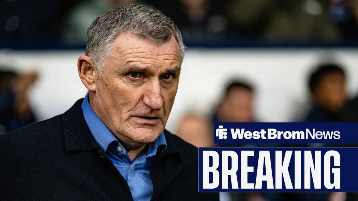 Tony Mowbray in charge of West Brom