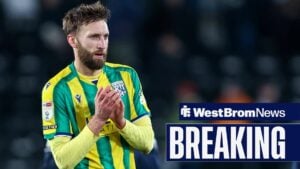 Nat Phillips of West Brom clapping supporters