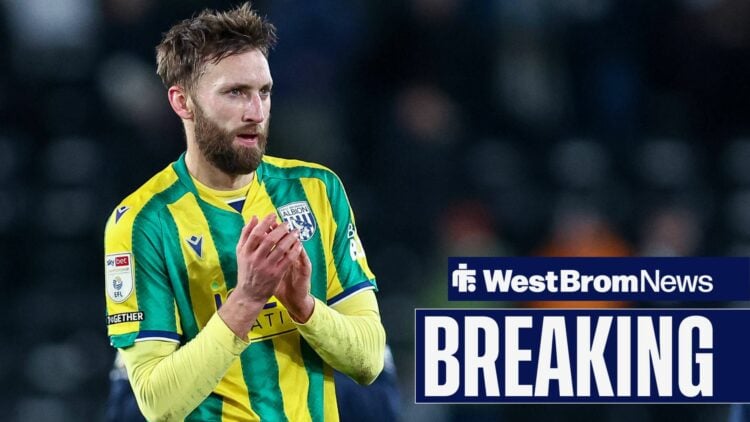 Nat Phillips of West Brom clapping supporters