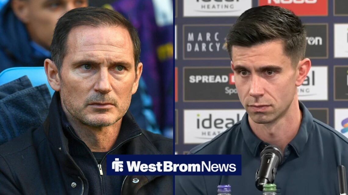 Eric Ramsay and Frank Lampard sat alongside each other.