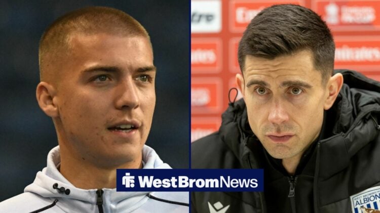 Alfie Gilchrist and Eric Ramsay alongside each other.