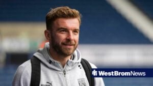 James Morrison smiles inside The Hawthorns