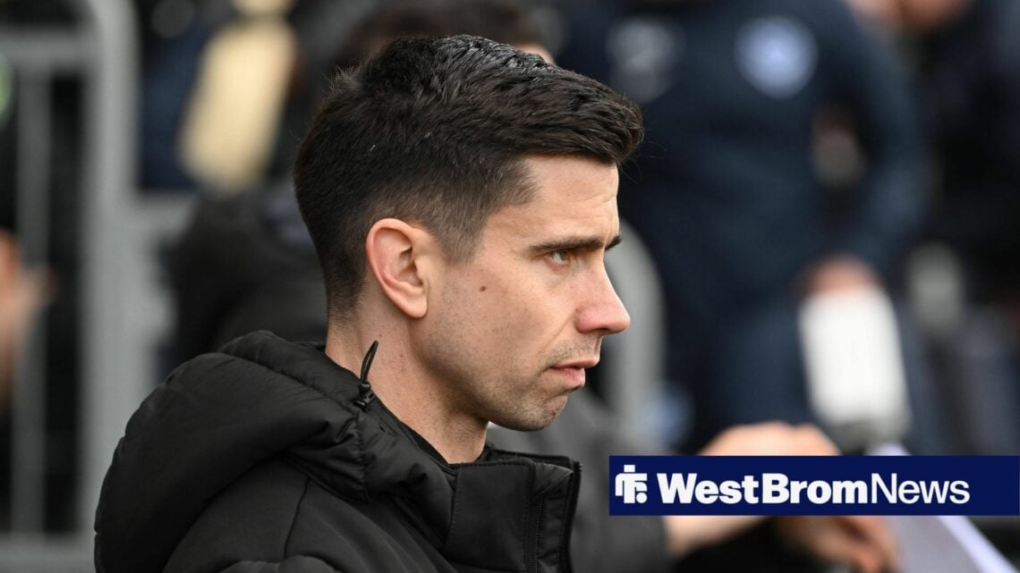 Eric Ramsay on the touchline