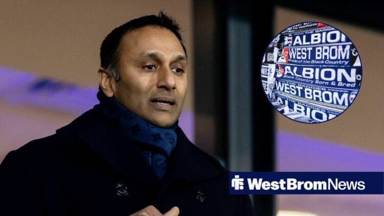 West Brom chairman Shilen Patel during the EFL Sky Bet Championship match between West Bromwich Albion and Blackburn Rovers in February 2025, Baggi...