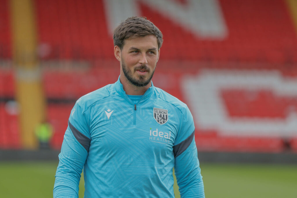 Joe Wildsmith in a West Brom training top.