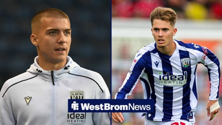 Isaac Price and Alfie Gilchrist for West Brom.