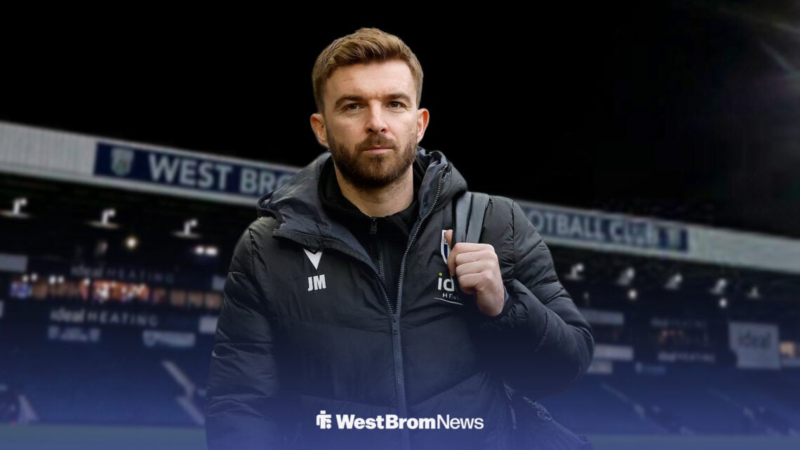 James Morrison in a West Brom tracksuit