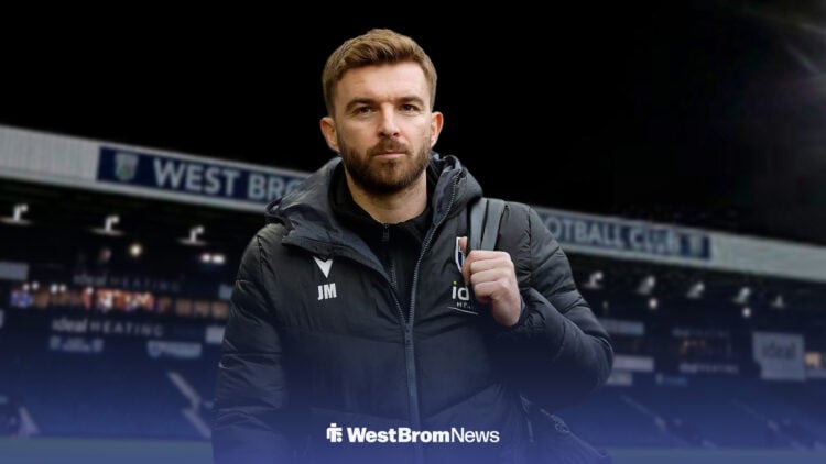 James Morrison in a West Brom tracksuit