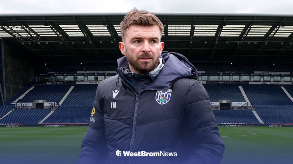 James Morrison in a West Brom tracksuit