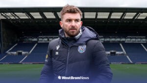 James Morrison in a West Brom tracksuit