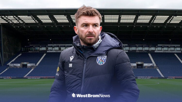 James Morrison in a West Brom tracksuit