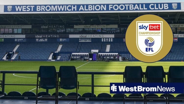 A general view of the ground through the entrance to the East Stand taken ahead of the EFL Sky Bet Championship match between West Bromwich Albion ...