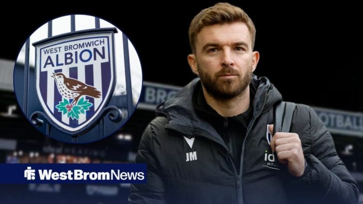 James Morrison West Brom interim boss, looking at gates to The Hawthorns, home of West Bromwich Albion's football club.
