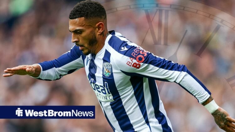 Karlan Grant playing for West Brom