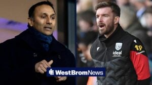 West Bromwich Albion v Blackburn Rovers EFL Sky Bet Championship 12/02/2025. West Bromwich Albion chairman Shilen Patel during the EFL Sky Bet Championship match between West Bromwich Albion and Blackburn Rovers at The Hawthorns and West Bromwich Albion v Hull City Sky Bet Championship West Bromwich Albion Interim Head Coach James Morrison during the Sky Bet Championship match at The Hawthorns