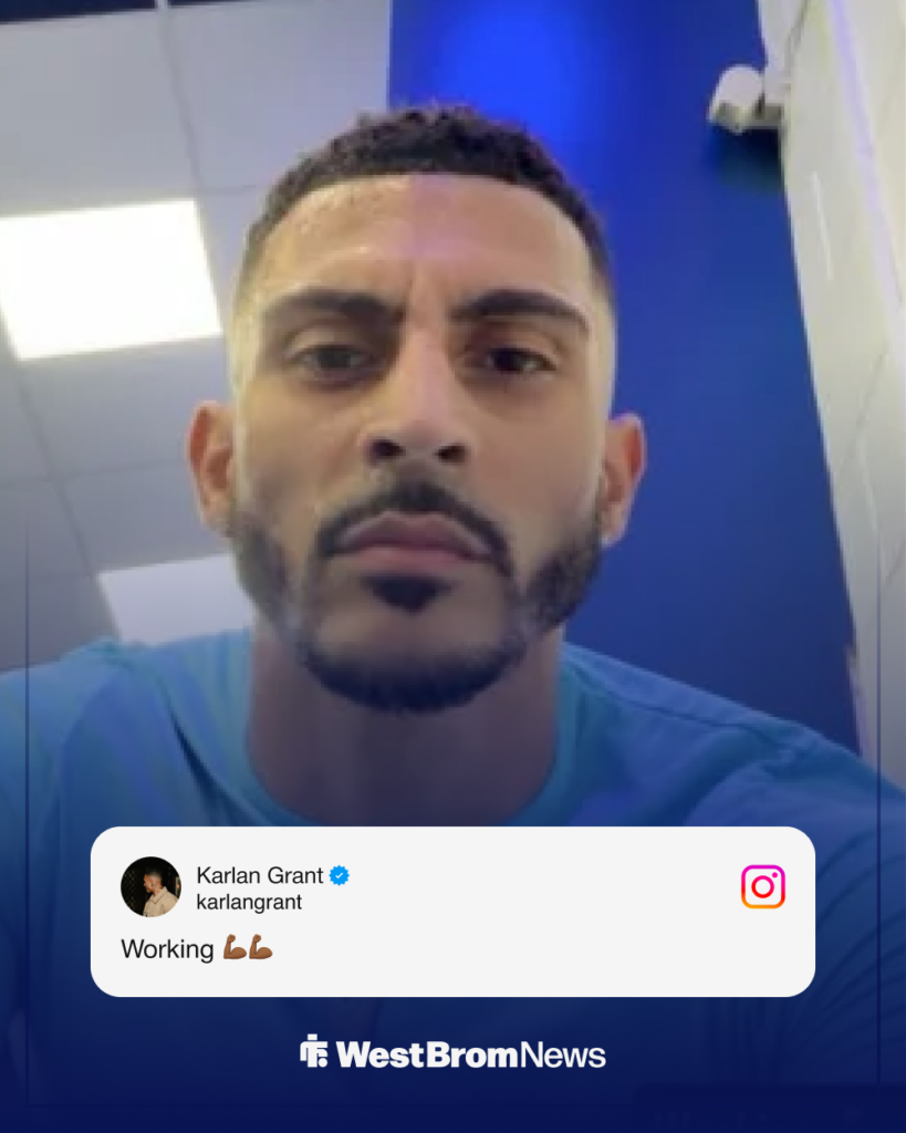 Karlan Grant West Brom Instagram