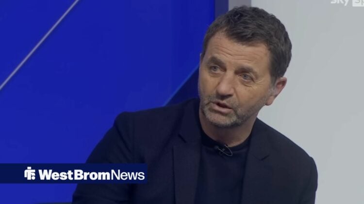 Tim Sherwood working as a pundit for Sky Sports