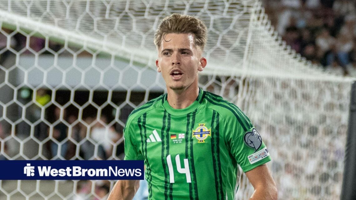 Isaac Price in action for Northern Ireland