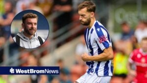 Nat Phillips in action for West Brom, James Morrison coach at West Bromwich Albion arrives at the stadium before the Sky Bet Championship match West Bromwich Albion vs Middlesbrough.