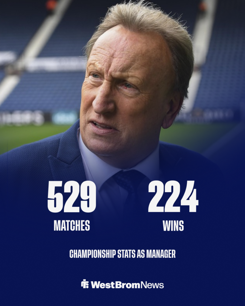 West Brom Neil Warnock stats