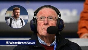 Tony 'Bomber' Brown looks at a circular inset of James Morrison.