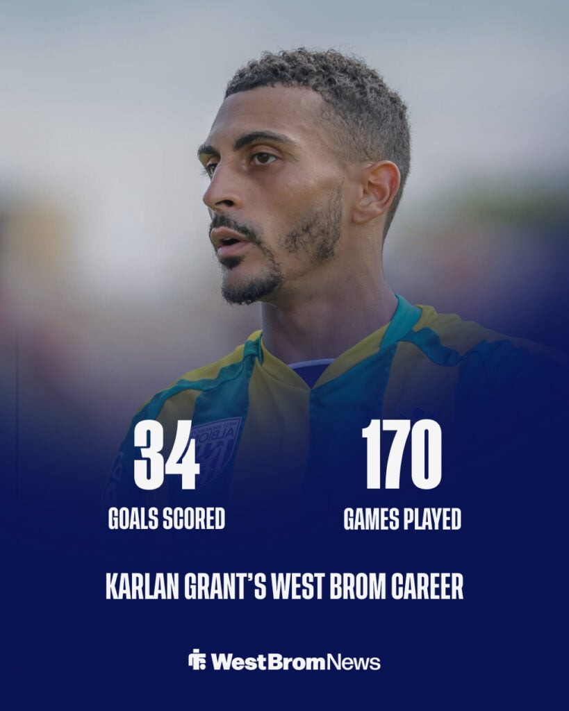 Karlan Grant's West Brom career