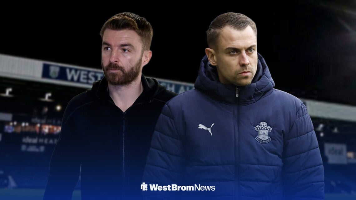 James Morrison and Tonda Eckert alongside each other at The Hawthorns.