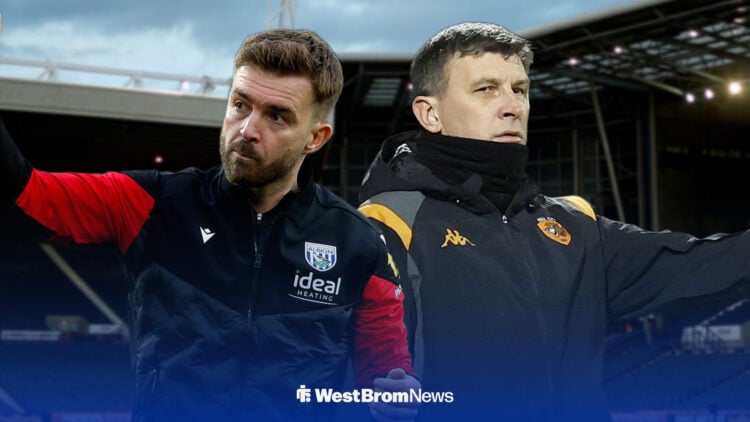 James Morrison and Sergej Jakirovic alongside each other at The Hawthorns.