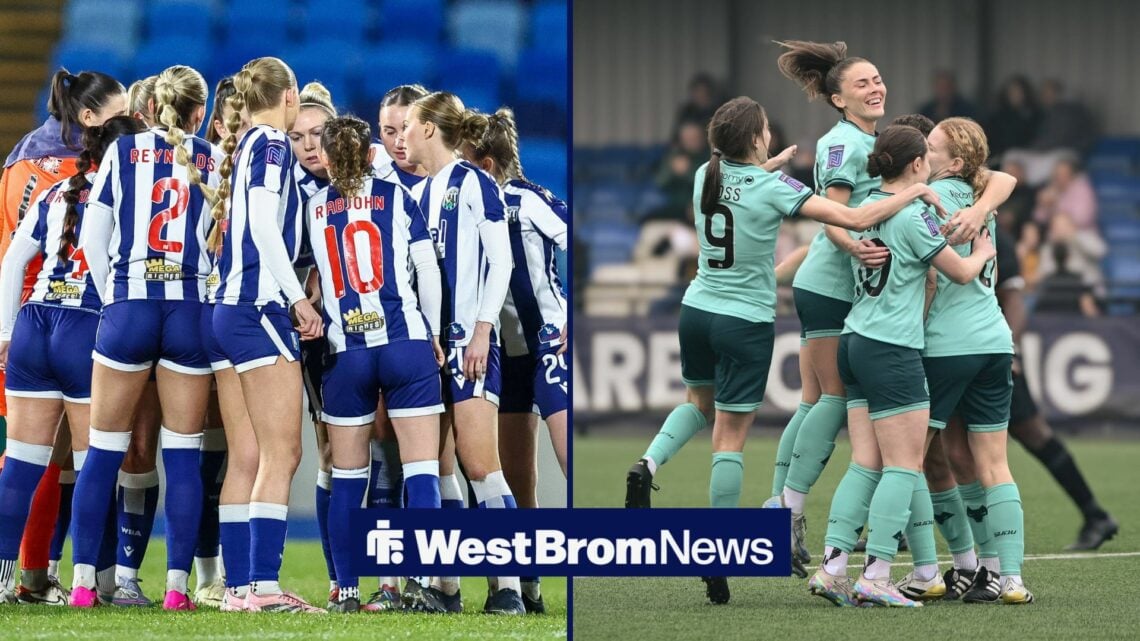 West Brom Women and Wolves Women.